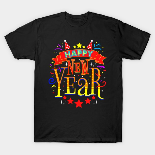 Happy New Year NYE Party - Funny New Years Eve T-Shirt by Nolinomeg